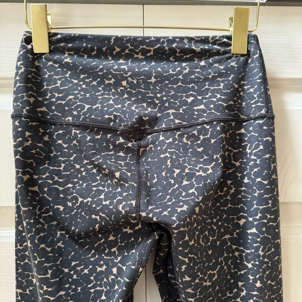 Varley Luna Yoga Leggings Tortoise Leopard size Small